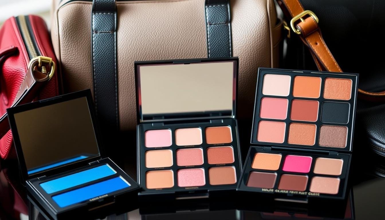 Portable makeup palettes